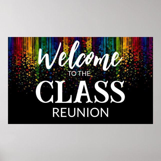 welcome to the class reunion poster (Front)