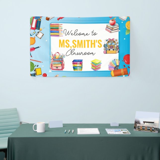 Welcome to the Classroom Back to School Banner (Tradeshow)