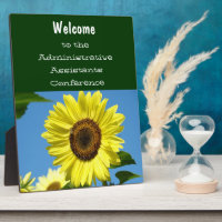 Welcome to the Conference counter sign plaques
