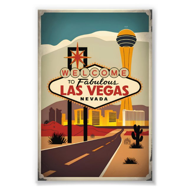 Welcome to the fabulous Las Vegas Nevada Photo Print (Front)