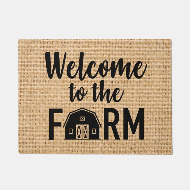 Welcome to the Farm Doormat (Front)