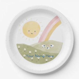 Welcome to the Flock Baby Shower Paper Napkins Plate