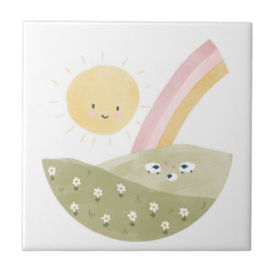 Welcome to the Flock Baby Shower Tile
