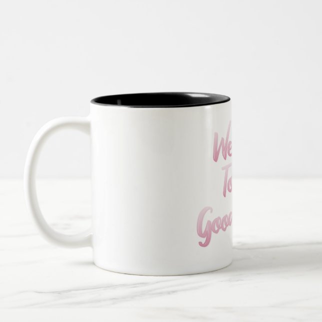 WELCOME TO THE GOOD PLACE Two-Tone COFFEE MUG (Left)