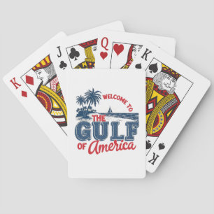 Welcome to the Gulf of America Immigrant Mexican  Playing Cards