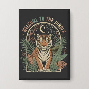Welcome to the Jungle Vintage Tiger Retro Boho