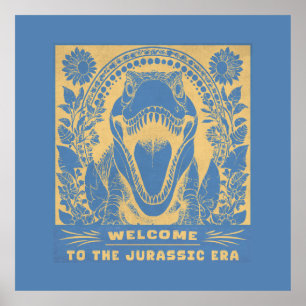 Welcome to the Jurassic Era – Dinosaur Poster