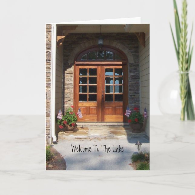 Welcome To The Lake Card (Front)