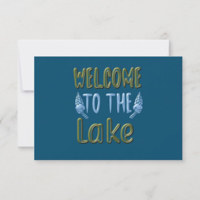 Welcome to the Lake Card (Front)