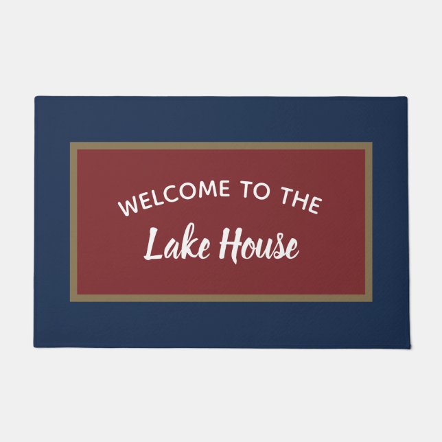 Welcome to the Lake House Doormat (Front)