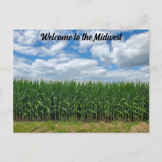 Welcome to the Midwest Postcard (Front)