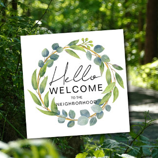 Welcome to the Neighborhood Card – New Home Greeti