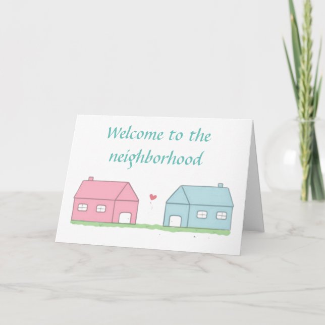 WELCOME TO *THE NEIGHBORHOOD* NEW NEIGHBOR CARD (Front)