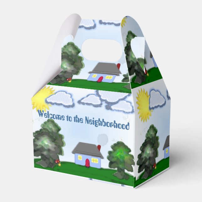 Welcome to the Neighbourhood Favor Box (Back Side)