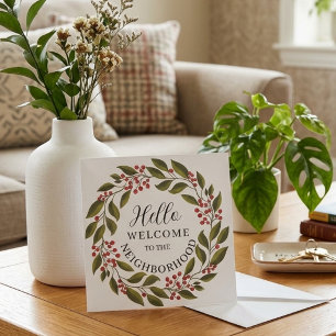 welcome to the neighbourhood new home card