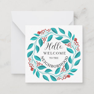 welcome to the neighbourhood new home card
