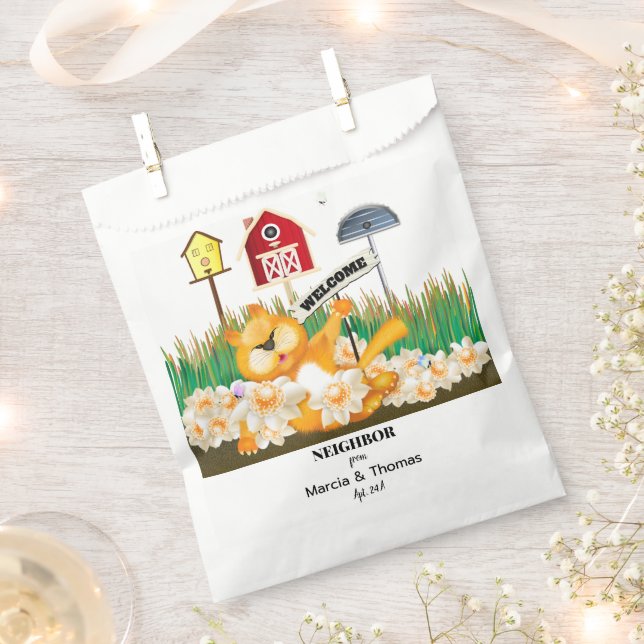 Welcome To The Neighbourhood | New Home  Favour Bag (Clipped)