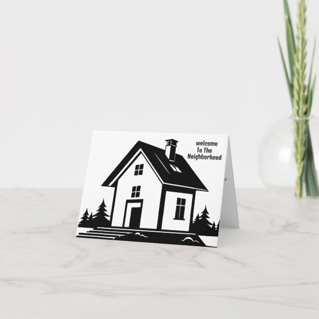 Welcome to the Neighbourhood Welcome Greeting Card (Front)