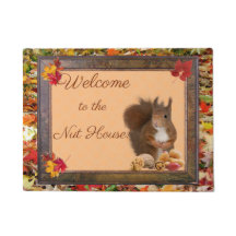 Welcome to the Nut House Door mat