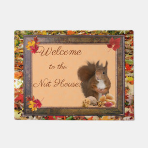Welcome to the Nut House Door mat