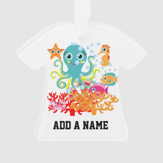 Welcome to the Ocean Ornament (Front)