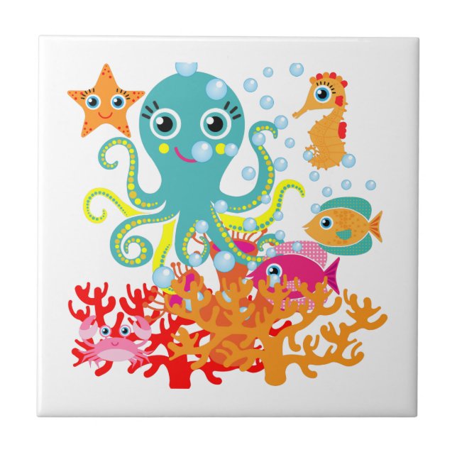 Welcome to the Ocean Tile (Front)