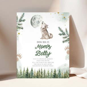 Welcome to The Pack Forest Wolf Big Is Mom Belly Poster