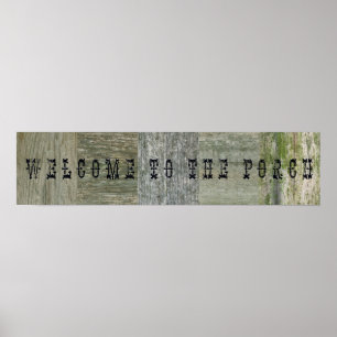 Welcome to the Porch Poster