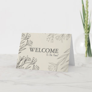 Welcome to the team  card