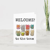 Welcome to the Team, Funny Card