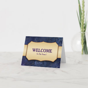 Welcome To The Team Postcard