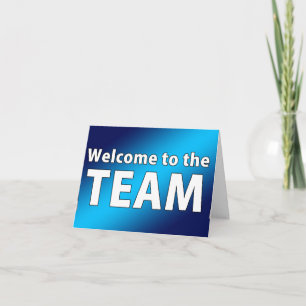 Welcome To The Team Postcard