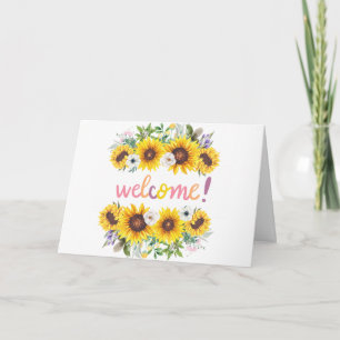 Welcome To The Team White Postcard