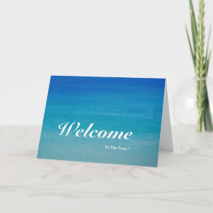 Welcome To The Team White Postcard