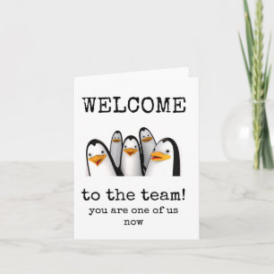 Welcome to the Team, You Are One of Us Now, Card