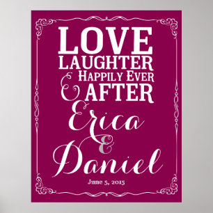 welcome to the wedding happily ever after poster