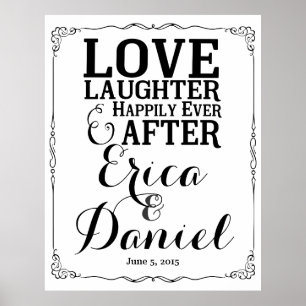 welcome to the wedding happily ever after poster