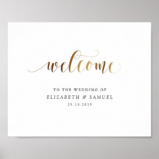 Welcome to the wedding sign