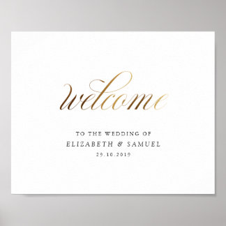 Welcome to the wedding sign