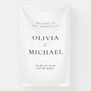 Welcome to the Wedding Vinyl Signage Banner