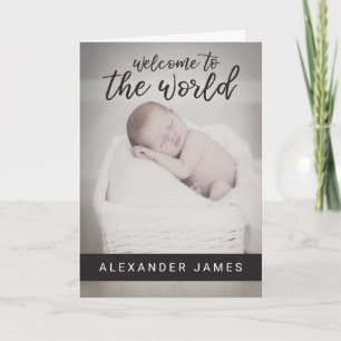 Welcome to the World   Baby Announcement