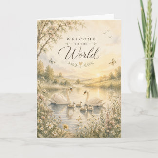 Welcome to the World Baby Congratulations Card
