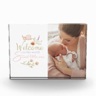 Welcome To The World Photo Block