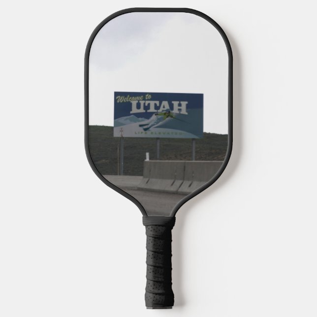 Welcome to Utah Pickleball Paddle (Front)