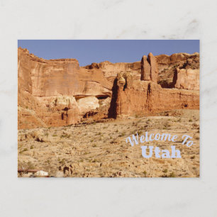 Welcome To Utah Postcard