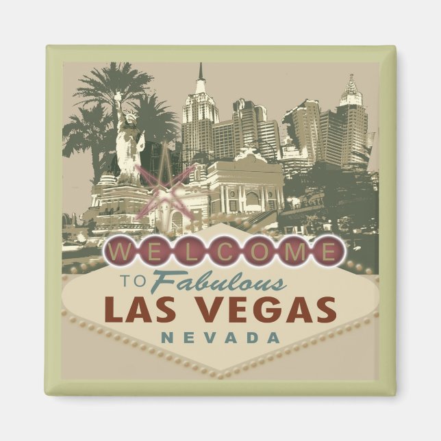 Welcome to Vegas Magnet (Front)