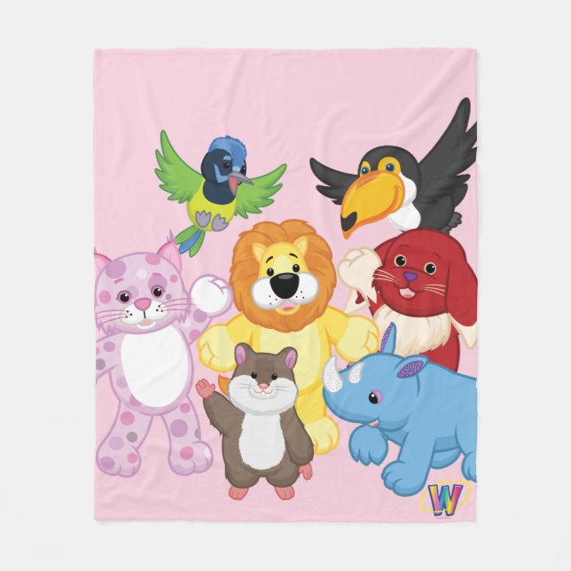 Welcome to Webkinz! Fleece Blanket (Front)