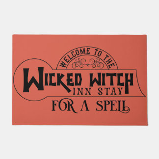 Welcome to wicked witch Inn stay Halloween Doormat