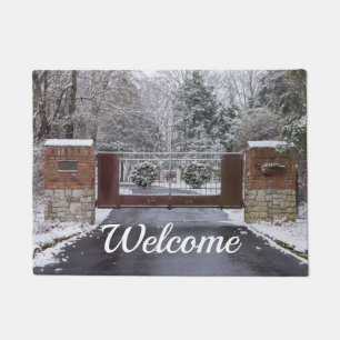 Welcome To Winter Welcome Doormat