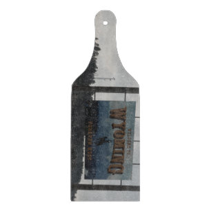 Welcome to Wyoming Glass Cutting Board